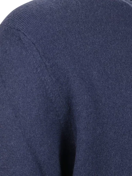 Pulover Zegna cu decolteu rotund albastru