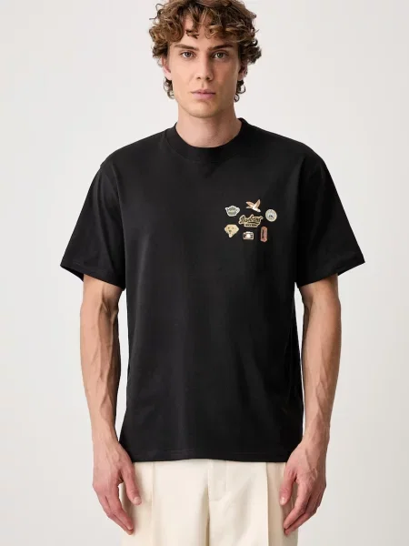 Barbour Pin Badge Graphic tricou din pentru bărbați