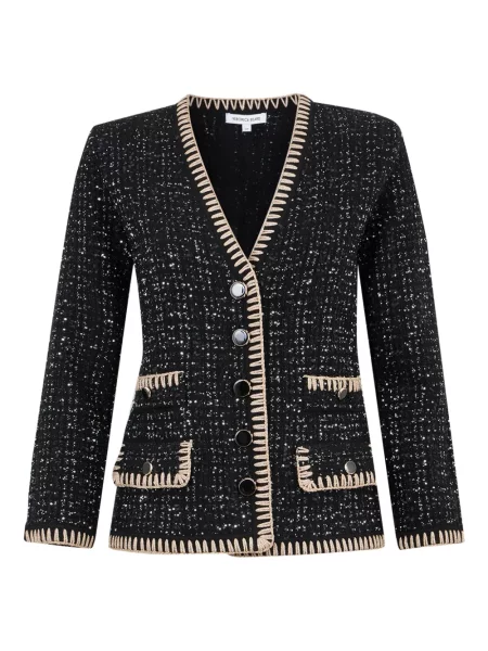 Geacă Veronica Beard din tweed negru