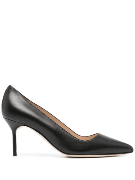Pantofi cu toc Manolo Blahnik din piele negru