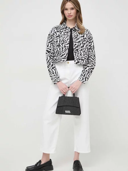 Karl Lagerfeld Tričko / biela čierna