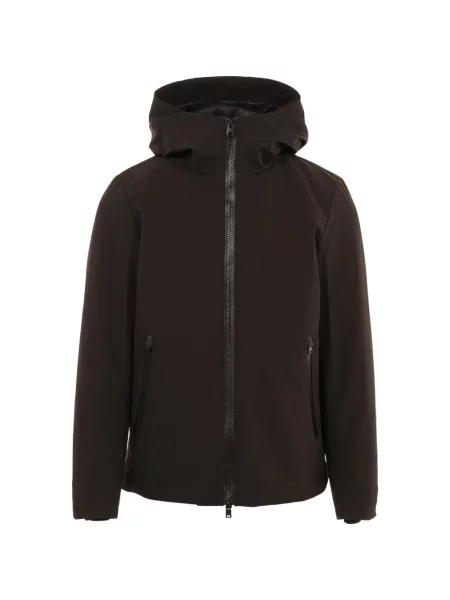 Geacă Woolrich cu glugă maro