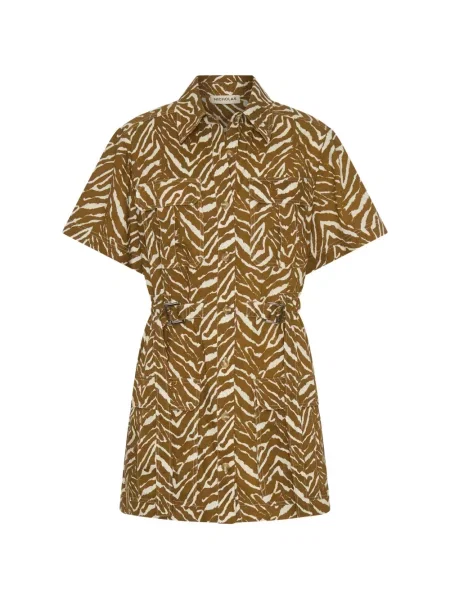 Rochie mini Nicholas cu imagine cu model zebră
