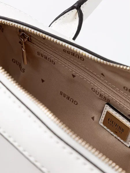 Кожаная сумка-багет Guess