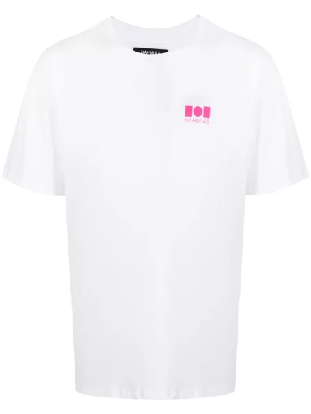 Tricou Nahmias cu imagine alb