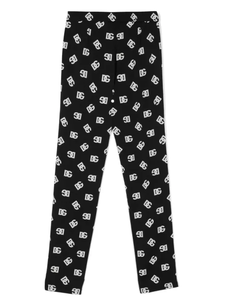 Legginsy dziecięce Dolce And Gabbana czarne
