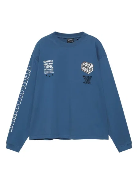 Pull&Bear Tricou STWD COMMUNITY PLAYER safir / negru alb