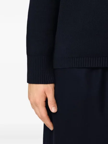 Пуловер Stone Island с кръгло деколте камъни синьо