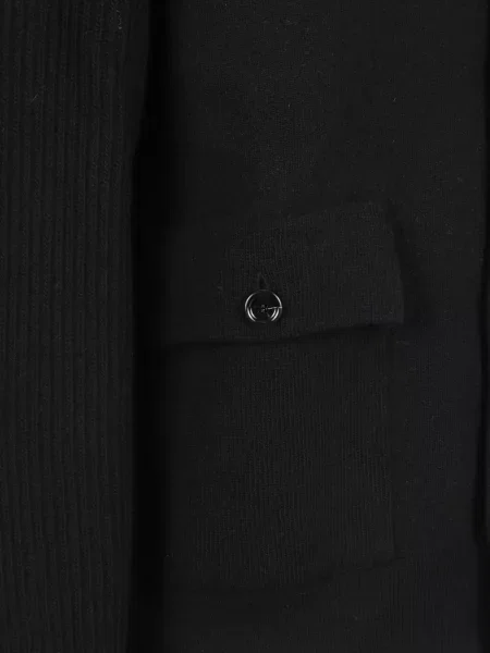 Geacă Lardini tricotate negru