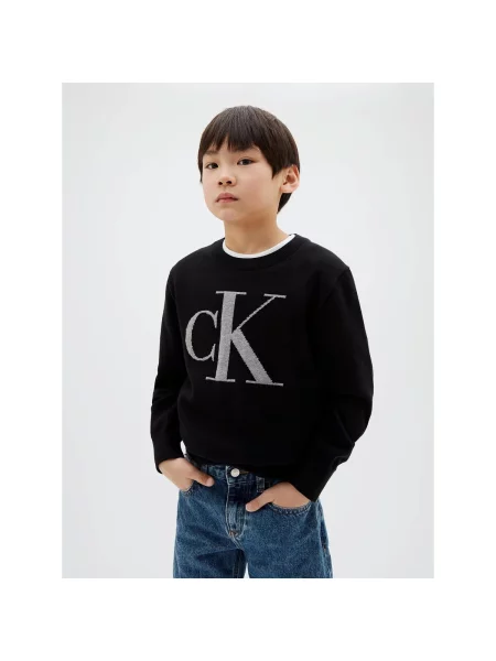Sveter Calvin Klein Jeans čierna