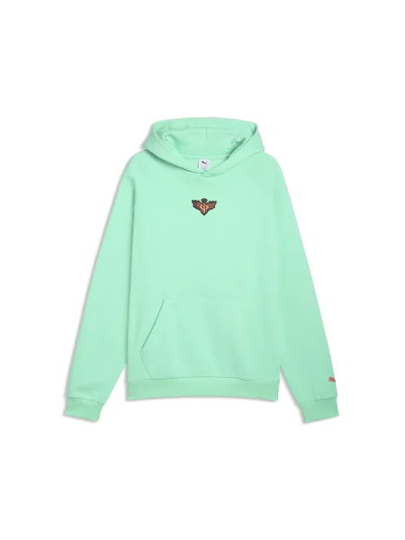 PUMA bluza z kapturem do koszykówki Melo Alwayz On 1 Odzież S zielony