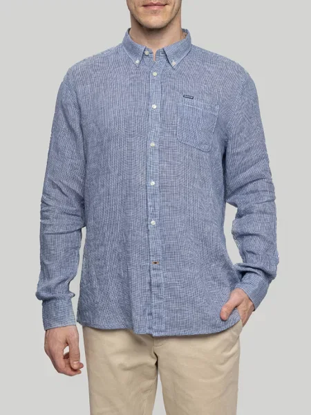 Рубашка Barbour синяя