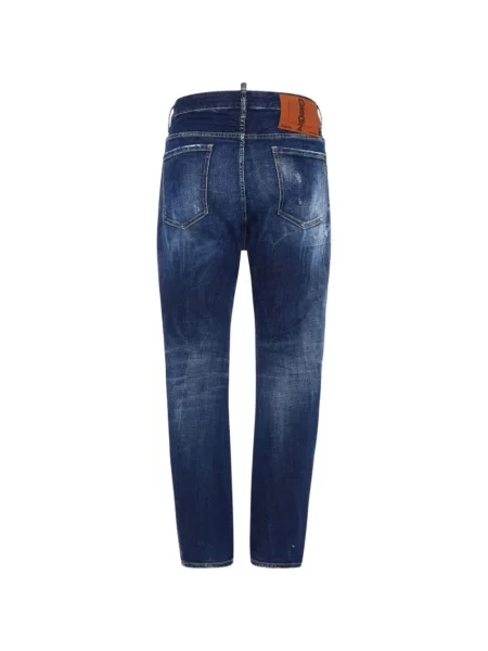 Blugi Dsquared2 zdrențuiți albastru
