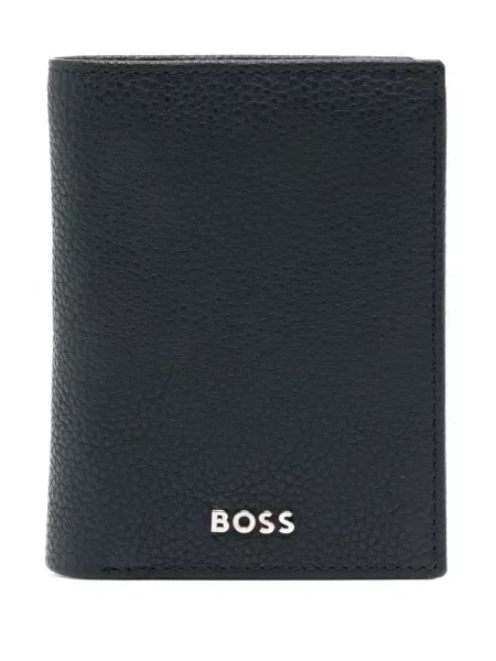 Portofel Boss din piele albastru
