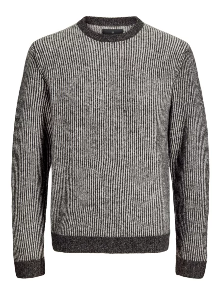 JACK & JONES Pulover JPRBLASimon bej / amestecat negru