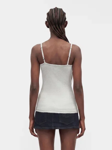 HOLLISTER Top deschis gri