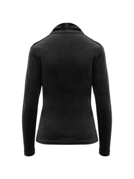 Lung bluză F.it drapată plic negru