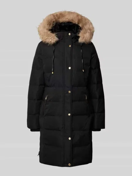 Pikowane futro Lauren Ralph Lauren czarne