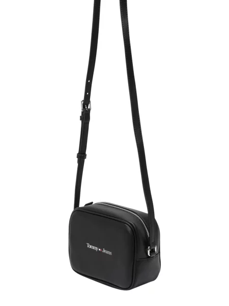 Tommy Jeans Geantă de umăr albastru marin / roşu închis alb negru