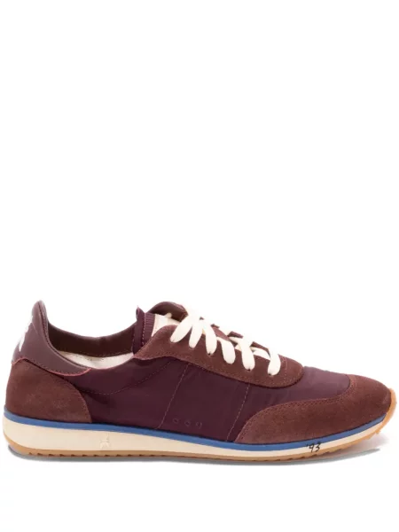 Sneakerși Patrizia Pepe din piele de căprioară maro