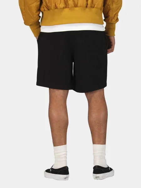 Повсякденні шорти Alpha Industries PATCHED JERSEY SHORT чорний
