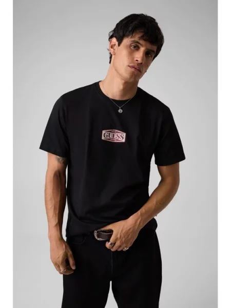 Guess Jeans T-Shirt μαύρο