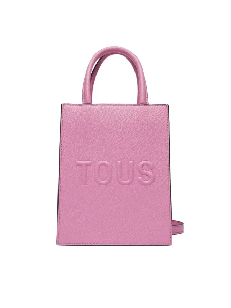 Táska TOUS MINI BOLSO POP TOUS BRENDA rózsaszín