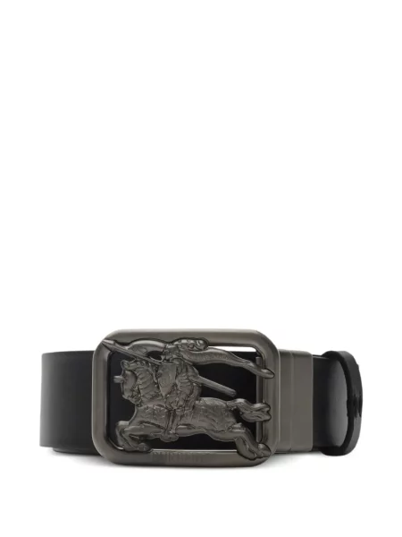 Curea Burberry în carouri reversibilă negru