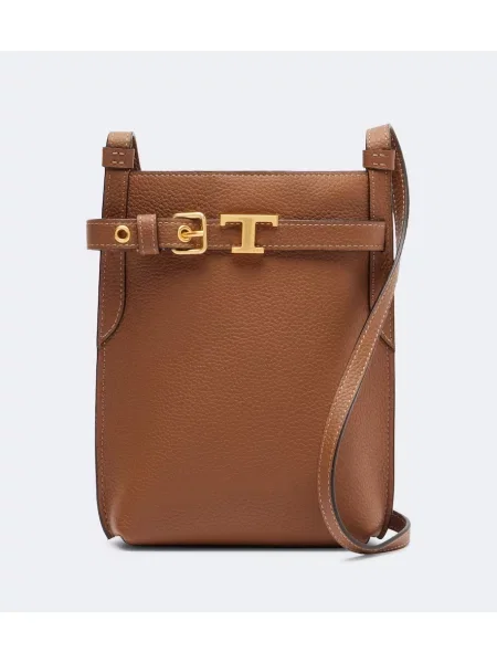 Geantă Tod's din piele maro