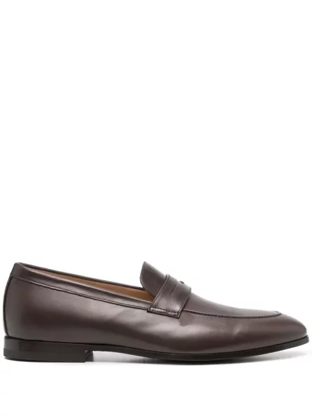 Pantofi loafer Scarosso din piele maro