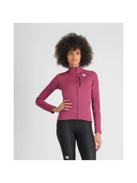 Koszulka rowerowa Sportful SRK długa rękaw violeta rosa M niebieska