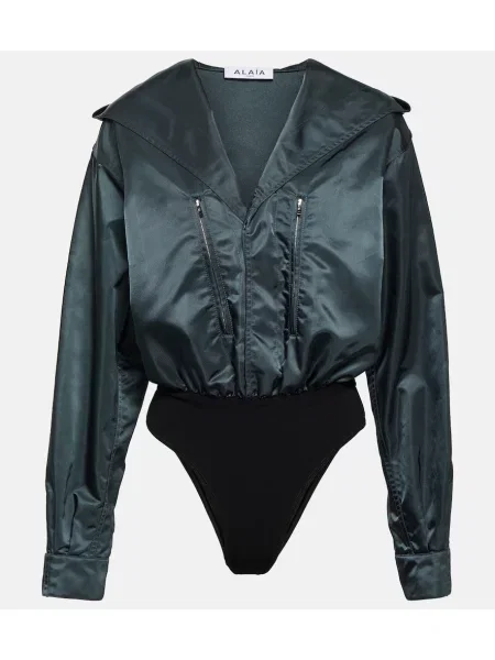 Top Alaã¯a z kapturem niebieski