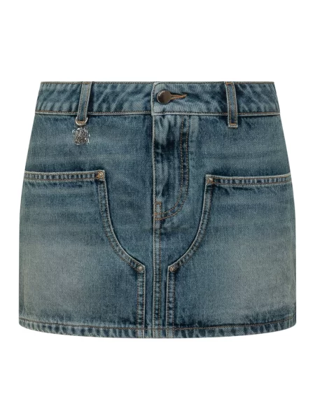 Spódnica mini Amiri niebieska