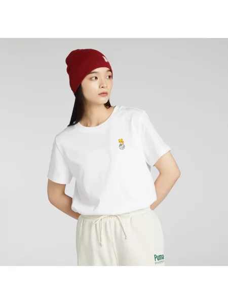 Koszulka unisex NEKOSAN x HOOPS DYLAN Graphic z krótkim rękawem biała
