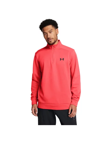 Pulover Under Armour iz flisa rdeča