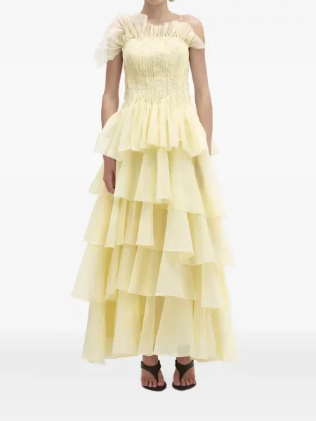 Rochie maxi Aje galben