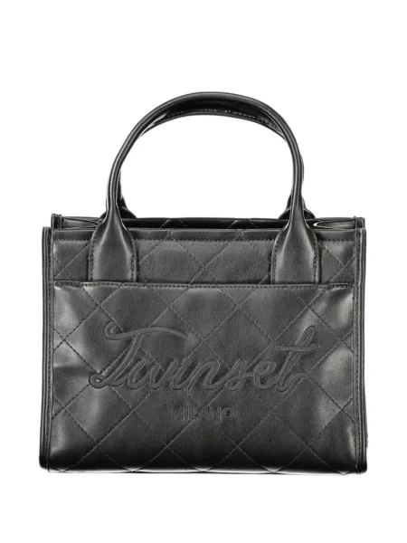 Geantă shopper Twinset cu broderie negru