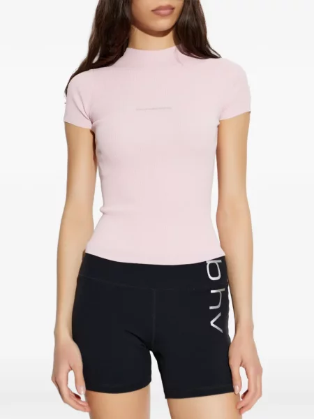 Top Alexander Wang cu nervuri roz