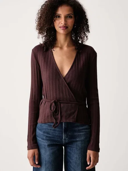 Marc O'Polo cardigan pentru femei din cu maro