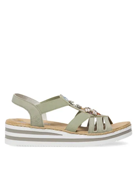 Rieker Sandale verde