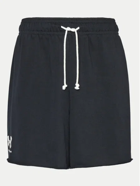 Pantaloni scurți Under Armour din material terry negru