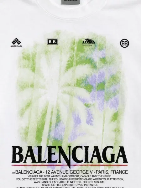 Tricou Balenciaga alb