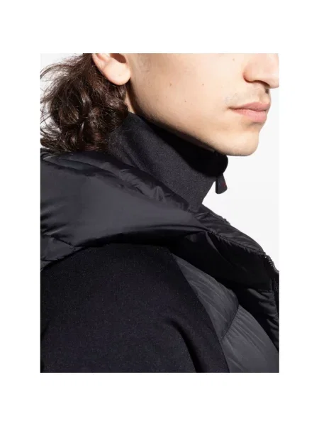 Czapka Moncler wełniana czarna