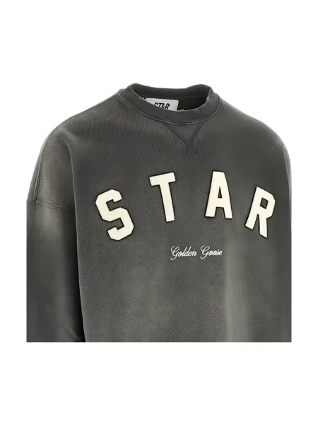 Bluza Golden Goose z logo szara