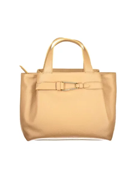 Torebka skórzana Coccinelle brązowa