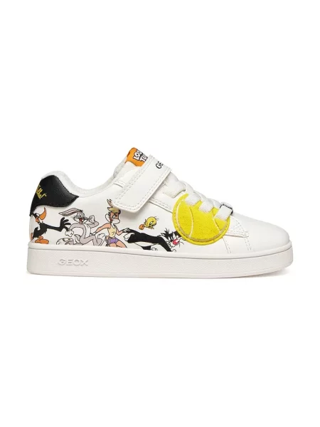 Geox Детски маратонки ECLYPER x Looney Tunes бяло