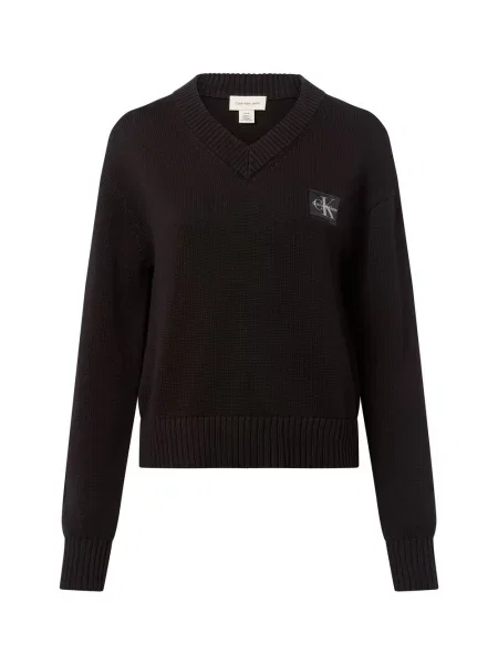 Calvin Klein Jeans Sweter Kobiety jednolity S czarny