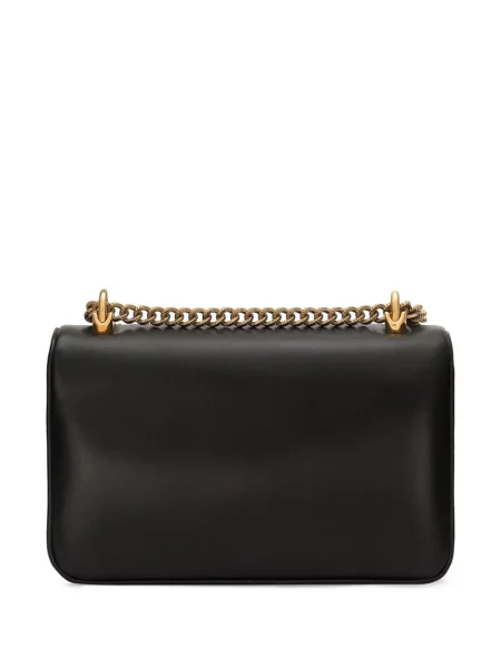 Geanta de piele Dolce & Gabbana Devotion din piele negru
