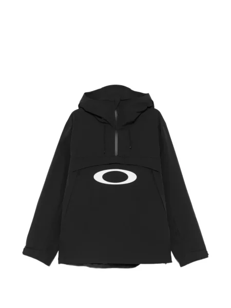 Geacă Oakley cu glugă cu imagine negru