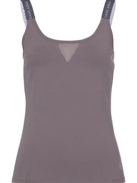 LASCANA ACTIVE Tricou piatră gri
